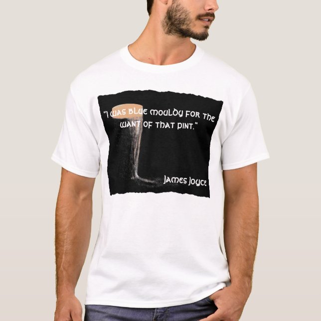 Camisa das citações T de James Joyce (Frente)