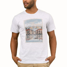 Camisa das Colinas de Chocolate Vintage Filipinas