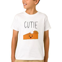 Camisa das Crianças de Pizza de Pumpkin Cutie