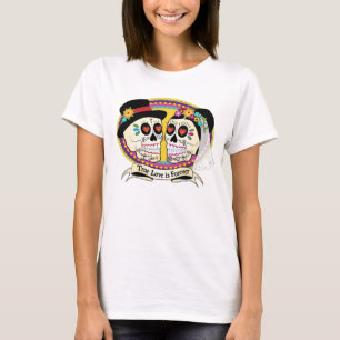 Camisa das Damas de Açúcar Los Novios (Inglês)