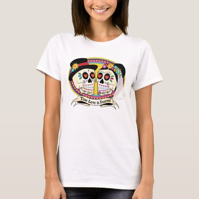 Camisa das Damas de Açúcar Los Novios (Inglês) (Frente)