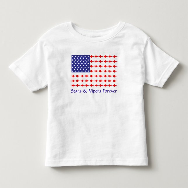 Camisa das estrelas & das víboras da criança para (Frente)