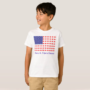 Camisa das estrelas & das víboras dos miúdos par