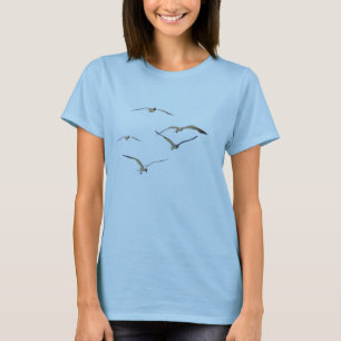 Camisa das gaivota de mar