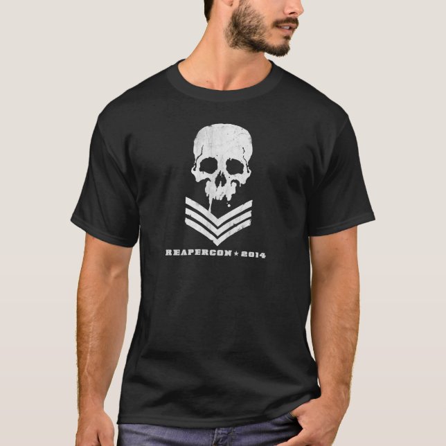Camisa das guardas florestais de Ridge do crânio (Frente)