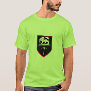 Camisa das insígnias do exército de Rhodesian