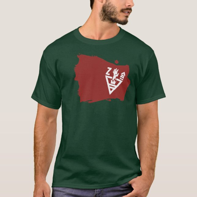 Camisa das insígnias do exército do zombi (Frente)