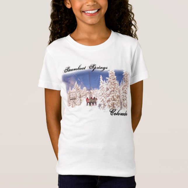 Camisa das meninas de Steamboat Springs (Frente)