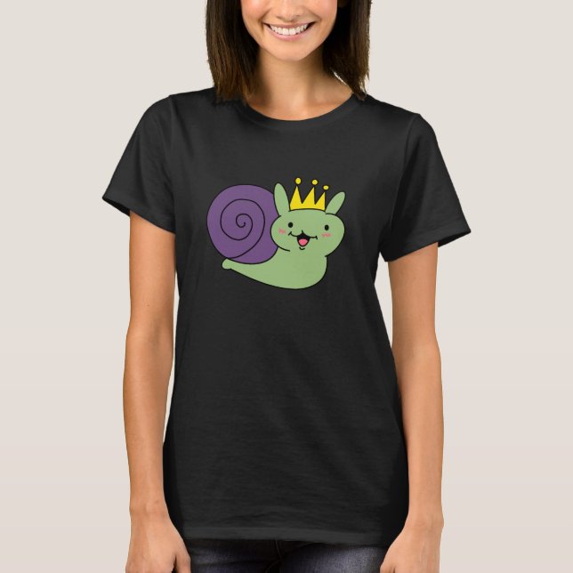 Camisa das Mulheres Caracol Coroadas (Frente)