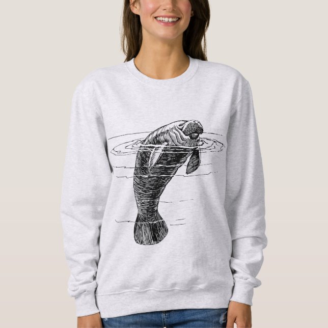 Camisa das mulheres de Manatee (Frente)