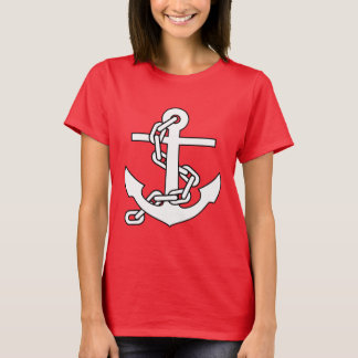 Camisa das senhoras da âncora do marinheiro