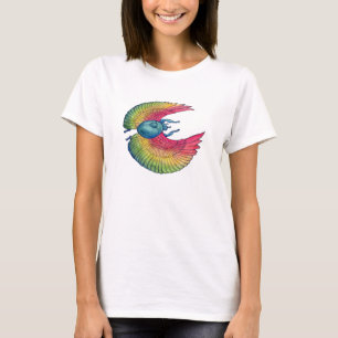 Camisa das senhoras da boneca do escaravelho do
