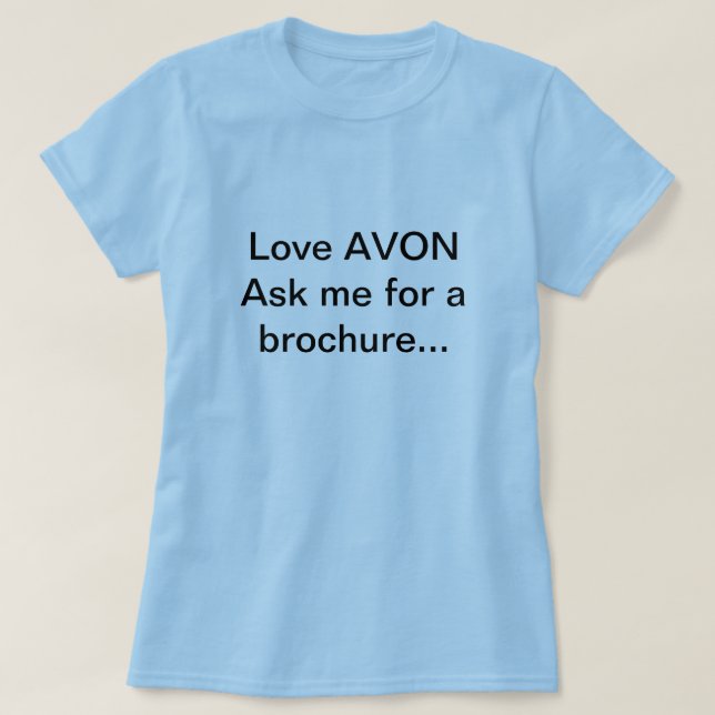 Camisa das senhoras de AVON (Frente do Design)