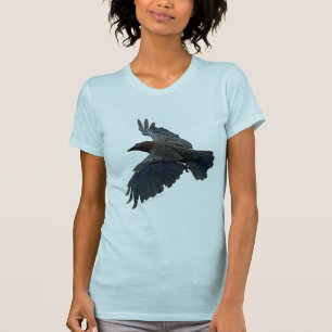 Camisa das senhoras do amante do corvo