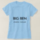 Camisa das senhoras Londres T, BIG BEN, Londres (Frente do Design)