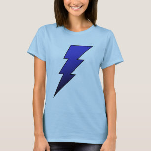 Camisa das senhoras T do parafuso de relâmpago do
