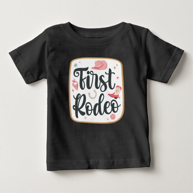 Camisa de 1º Aniversário Rodeio da Menina (Frente)