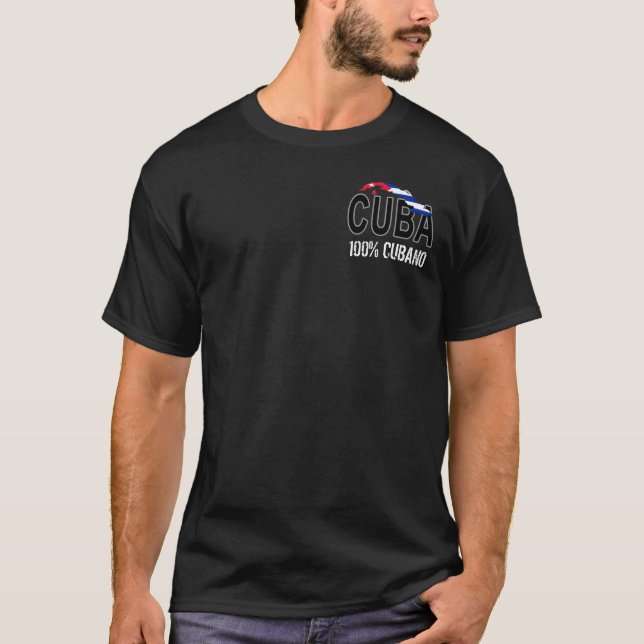 Camisa de 100% CUBANO (Frente)