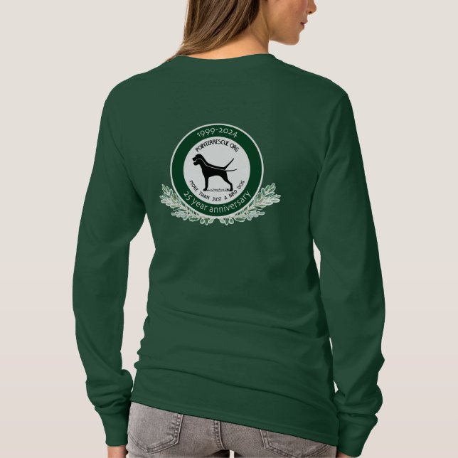 Camisa de 25 do PRO Aniversário de Longa Folha de  (Verso)