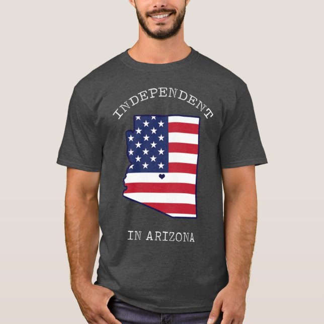 Camisa de 4 de julho do Dia de Independência da ar (Frente)