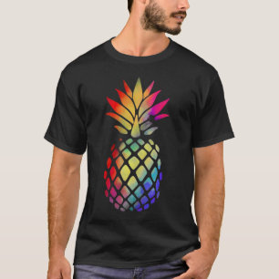 Camisa de abacaxi camiseta de verão