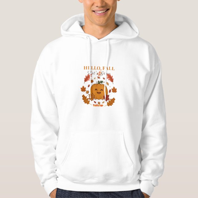 Camisa de Abóbora de Halloween Fofa (Frente)