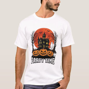 Camisa de Abóbora Fantasma da Época de Festa de Ha