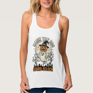 Camisa de Abóbora Fantasma Gravura de Halloween Vi