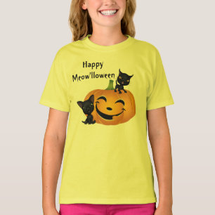 Camisa de Abóboras de Gatinhos Cujos Halloween