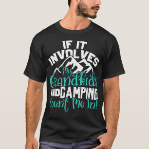 Camisa de Acampamento Para Avós Se Envolve os Neto