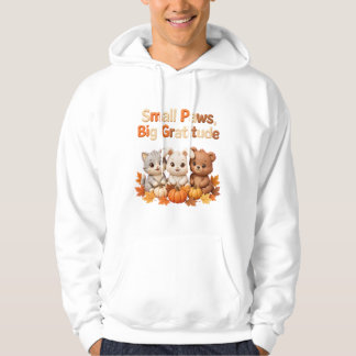 Camisa de Ação de Graças com Pequenas Patas e Gran