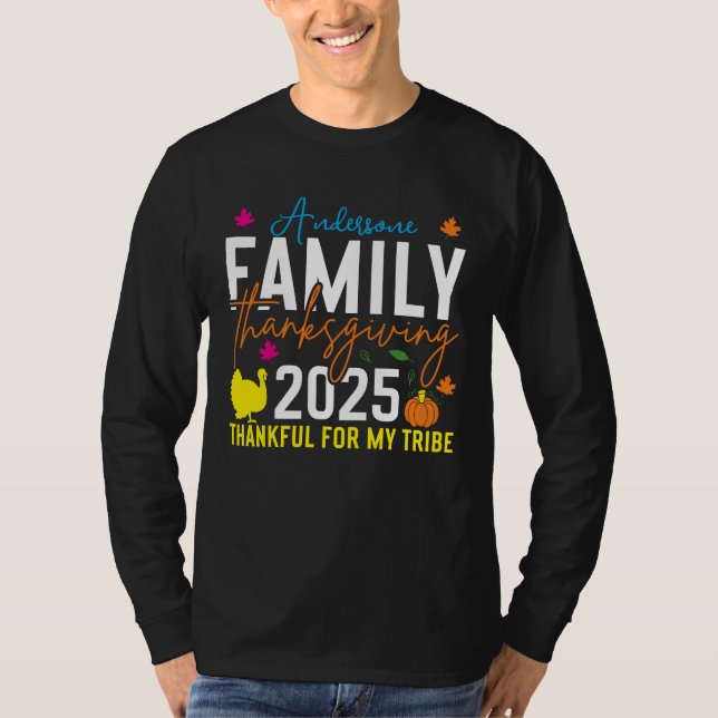 Camisa de Ação de Graças da Família 2025 | Turquia (Frente)