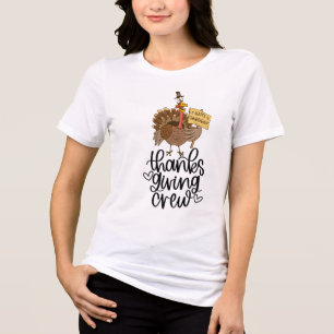 Camisa de Ação de Graças da Turquia - Design de Bo