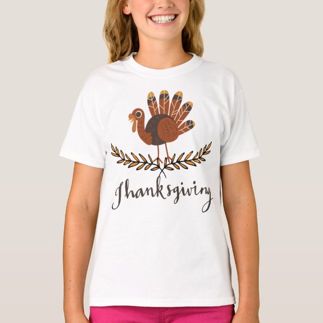 Camisa de Ação de Graças da Turquia - Design diver (Frente)