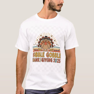 Camisa de Ação de Graças Gobble 2025