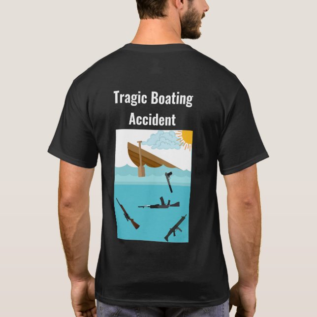 Camisa De Acidente De Barco Trágico (Verso)