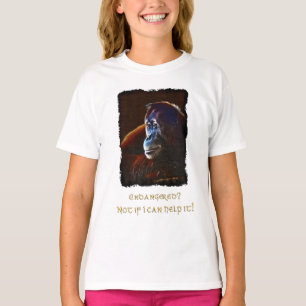 Camisa de adeptos da vida selvagem de Orangutanos 