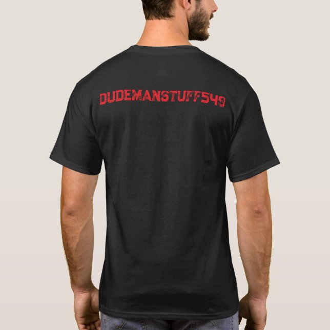 Camisa de Admin do Raider's Wasteland Dudeman (Verso)