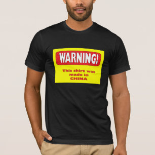 Camisa de advertência