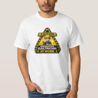 Camisa de Advertência Eletricista Aprendiz no Trab