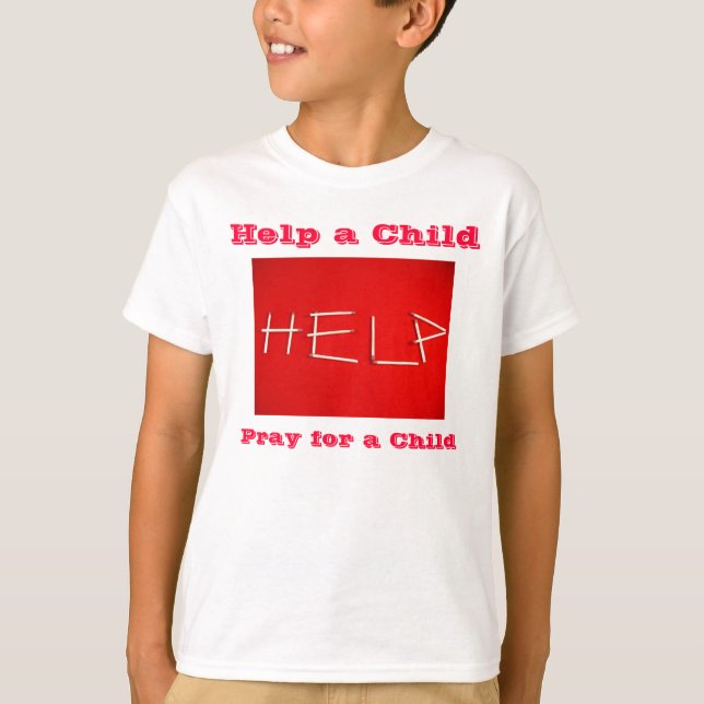 Camisa de ajuda para crianças (Frente)