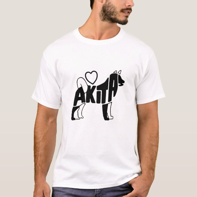 CAMISA DE AKITAS T (Frente)