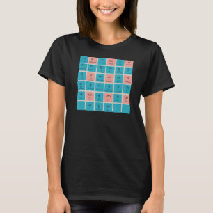 Camisa de Alfabetos de Mianmar
