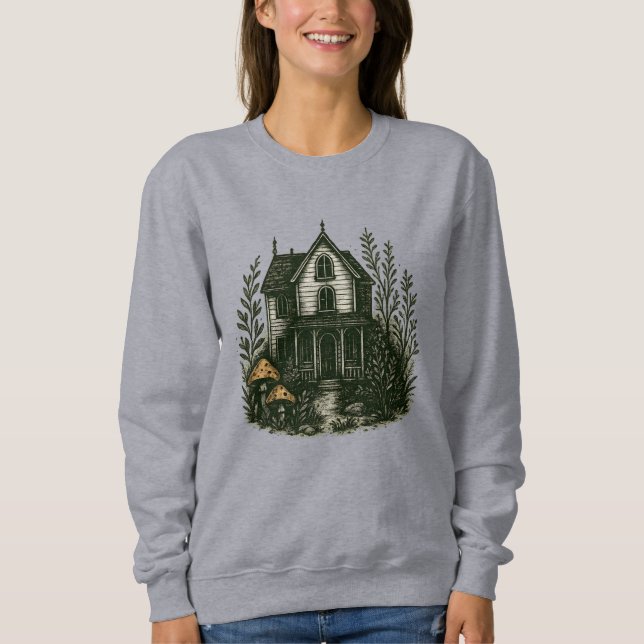 Camisa De Algodão Assombrada - Casa De Algodão Gót (Frente)