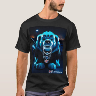 camisa de algodão preta