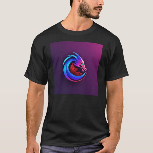 camisa de algodão preta (Frente)