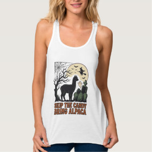 Camisa de Alpaca de Halloween Fofa Assustadora Vin