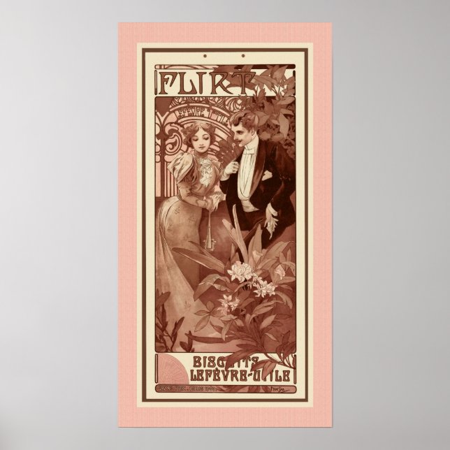 Camisa de Alphons Mucha Poster (Frente)