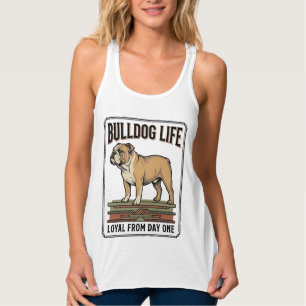 Camisa de Amante de Bulldog Arte de Cachorro Grava