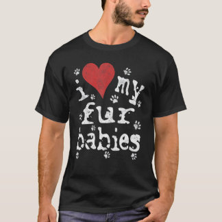 Camisa de Amante de Cachorro & Gato, Novidade Eu A